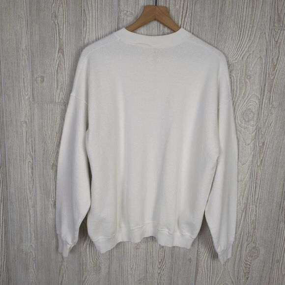 Vintage 90s Fruit of the Loom Adult XL Florida Seashells Beach Pullover Sweater - Picture 3 of 6